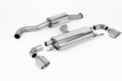 Particulate filter back výfuk Milltek Toyota Yaris GR 1.6T filtr OPF/GPF (20-) - verze s rezonátorem - koncovky leštěné (homologace)