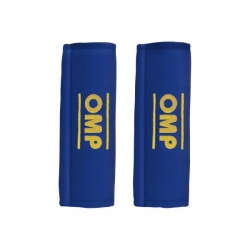 Návleky na bezpečnostní pásy OMP modré - 76mm
