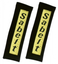Návleky na bezpečnostní pásy Sabelt černé - 76mm