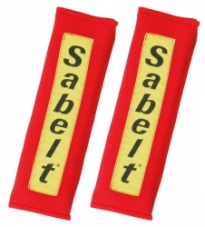 Návleky na bezpečnostní pásy Sabelt červené - 76mm