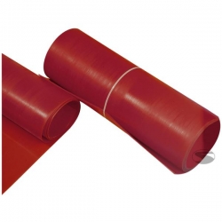 Plast na výrobu zástěrek Sandtler - červený - 200 x 50cm - tloušťka 4mm