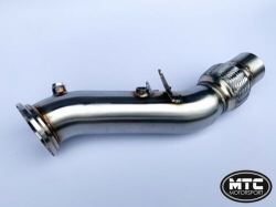 Downpipe s náhradou katalyzátoru MTC Motorsport BMW 4-Series F32 / F33 / F36 430i/ix B48 (16-)