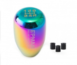 Hlavice řadící páky Epman hliníková - 5-st. neochrome