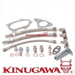 Kit hadic na vodu a olej Kinugawa pro Subaru EJ20 / EJ25 - Garrett turba