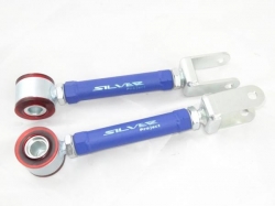 Rear Toe Control Arms Silver Project Nissan 370Z Z34 (08-21) / Infiniti G37 VQ37 (08-14)