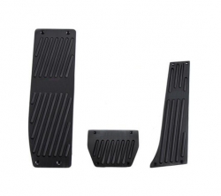 Pedály ProRacing pro BMW X1 E84 / X3 E83 / F25 / X4 F26 / X5 E53 / E70 / X6 E71 / E72 / Z4 E85 / E86 / E89 bez loga - automatická převodovka - černé