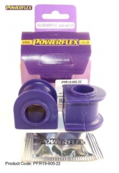 Silentbloky Powerflex Jaguar X-Type (01-09) Rear Anti Roll Bar Bush 22mm (5)