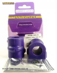 Silentbloky Powerflex Opel Astra G (98-04) Front Anti Roll Bar Mounting Bush 20mm (4)