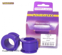 Silentbloky Powerflex Audi 80/90 Avant Quattro (92-96) / S2 B4 / RS2 B4 Front Anti Roll Bar Mount 26mm (2)