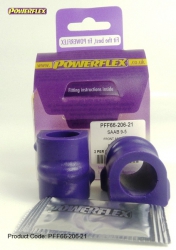 Silentbloky Powerflex Saab 9-5 YS3E (98-10) Front Anti Roll Bar Mounting Bush 21mm (3)