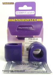 Silentbloky Powerflex Subaru Legacy BD/BG (93-99) Front Anti Roll Bar To Chassis Bush 20mm (3)