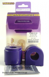 Silentbloky Powerflex VW Jetta / Bora / Vento Mk5 1K (05-) Rear Anti Roll Bar Bush 20mm (15)