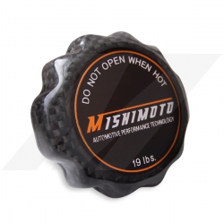 Vysokotlaké víčko vodního chladiče Mishimoto 1,3bar - 32mm malé (karbonové)