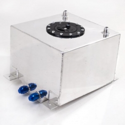 Závodní hliníková palivová nádrž 20l (racing fuel tank) se senzorem na ukazatel stavu paliva