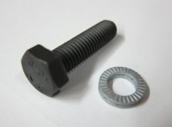 Pevnostní šroub M8 x 30mm s podložkou nordlock pro Garrett GT turba