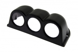 Držák na palubovku Racetech pro 3 přídavné budíky 52mm - černý