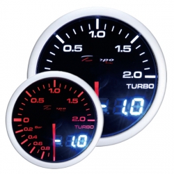 Přídavný budík Depo Racing Dual View - tlak turba elektronický