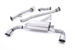 Primary catback výfuk Milltek Subaru BRZ 2.0 (12-) - verze bez rezonátoru - koncovky leštěné