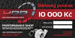 Darkový poukaz HPP na nákup zboží v hodnotě 10000Kč