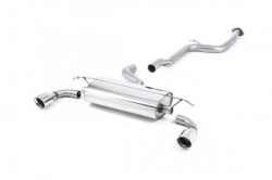 Catback výfuk Milltek Ford Focus Mk2 ST 225 (05-10) - verze bez rezonátoru - koncovky leštěné Jet