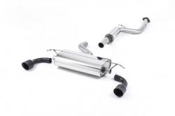 Catback výfuk Milltek Ford Focus Mk2 ST 225 (05-10) - verze s rezonátorem - koncovky černé Jet (homologace)