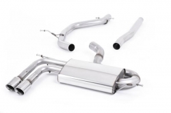Particulate filter back výfuk Milltek VW Golf 6 GTD 2.0 TDi 170PS (09-14) - koncovka leštěná