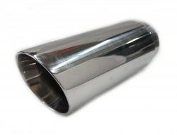 Koncovka výfuku kulatá zkosená - průměr 76mm