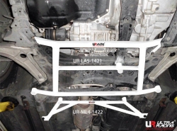 Rozpěrná tyč Ultra Racing Mitsubishi Lancer Evo 10 X - přední spodní H výztuha