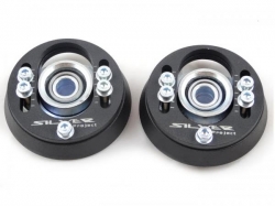 Přední horní uložení tlumičů (Pillowball Top Mounts) Silver Project VW Golf 2/3 / Jetta 2 / Corrado 53i / Passat 35i / Vento - -15mm