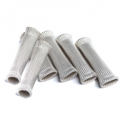 Tepelné ochranné návleky na zapalovací kabely Thermotec - stříbrné 6ks