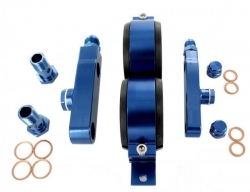 Adaptéry pro instalaci dvou palivových pump 044 s duálním držákem - vstupní + výstupní