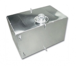 Závodní celohliníková palivová nádrž 15l (racing fuel tank) s průzorem stavu paliva