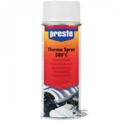 Žáruvzdorný termo lak Presto sprej 400ml - bílá matná