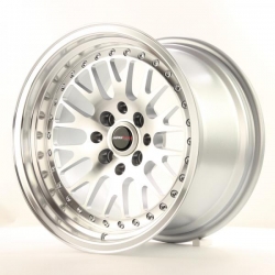 Alu kolo Japan Racing JR10 15x9 ET0 4x100/114 Machined Silver