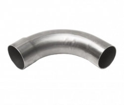 Nerezové výfukové koleno 90° HJS - průměr 45mm