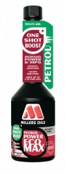 Benzínové aditivum Millers Oils Petrol Power ECOMAX - One Shot Boost - 250ml