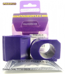 Silentbloky Powerflex Renault Clio II včetně 172/182 Front Anti Roll Bar Bush 25mm (2)