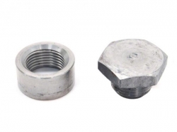 Prodlužovací adaptér na lambda sondu 12mm se záslepkou Innovate Motorsports - nerez