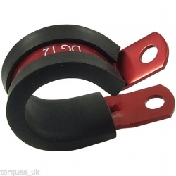 Svorka P Clip / držák hadice - 15,9mm - červená