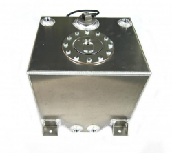 Závodní celohliníková palivová nádrž 20l (racing fuel tank) se senzorem na ukazatel stavu paliva (full billet)