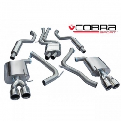 Catback výfuk Cobra Sport Audi S5 B8 3.0 TFSI Coupe (09-) - verze s rezonátorem
