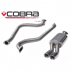 Catback výfuk Cobra Sport Ford Fiesta Mk7 1.0T Ecoboost Zetec S (13-) - verze bez rezonátoru