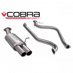 Catback výfuk Cobra Sport Ford Fiesta Mk7 1.0T Ecoboost Zetec (13-) - verze bez rezonátoru