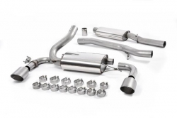 Catback výfuk Milltek Ford Focus Mk3 RS 2.3T EcoBoost 5-dv. Hatchback (16-) - verze s rezonátorem - koncovky titanové (homologace)