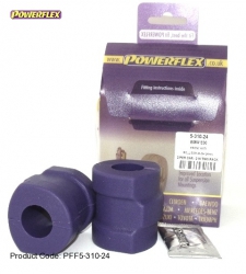 Silentbloky Powerflex BMW E32 (88-94) Front Anti Roll Bar Mounting 24mm (3)