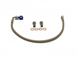 Pancéřové přívodní vedení oleje k turbu Hel Performance na Nissan 200SX S13 CA18DET (89-98) s Top Mount svody