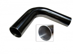 Hliníkové (Alu) koleno 75° - průměr 57mm (2,25 palce) - délka 60cm
