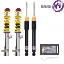 Kompletní výškově stavitelný podvozek KW Varianta 1 INOX pro vůz Citroën Berlingo (5*...) (07/96-02/08)