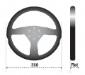 Volant Sparco L505 350mm - černý/černý - kůže/alkantara