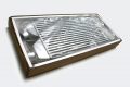 Intercooler FMIC 760 x 280 x 75mm (560 x 280 x 75mm) bi-turbo - výstupy 66mm